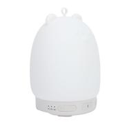 Rosvola Veilleuse en Silicone avec Bruit Blanc, Haut-parleur Bluetooth Ours Mignon pour Chambre à Coucher avec 31 Sons