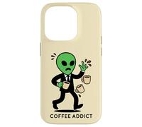Roswell Alien, Accro au café martien Coque pour iPhone 14 Pro
