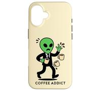 Roswell Alien, Accro au café martien Coque pour iPhone 16