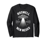 Roswell New Mexico Alien UFO Area 51 Graphic Manche Longue