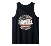 Roswell New Mexico, Drapeau américain Vintage Débardeur