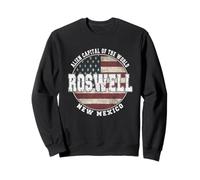 Roswell New Mexico, Drapeau américain Vintage Sweatshirt