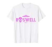Roswell New Mexico NM 47 UFO Crash Alien 1947 Rose T-Shirt Graphique avec Valeur