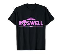 Roswell New Mexico NM 47 UFO Crash Alien 1947 Rose T-Shirt Graphique avec Valeur