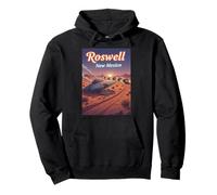 Roswell Nouveau Mexique OVNI Crash in The Desert Alien Souvenir Sweat à Capuche