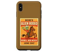 Roswell Poster Vintage Rodéo Alien Cowboy Coque pour iPhone XS Max