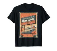 Roswell Soucoupe Volante OVNI Souvenir Tourisme Rétro Crash Alien T-Shirt
