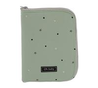 ROSY FUENTES Porte-documents pour bébé - Idéal pour ranger des documents importants - Design élégant avec fermeture éclair 0-vert gris