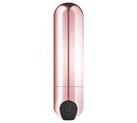 Rosy Gold Bullet - vibromasseur mini rechargeable (rose gold)