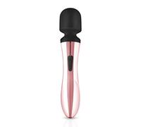 Rosy Gold Courbe Massager - Parfait pour avoir un Massage Relaxant - 10 Modes - Appareil Solide - Conception Incurvée