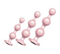 Rosy Gold - Ensemble de dildo anal (or rose)