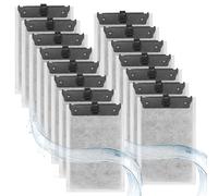 ROSYLEVE 15 Pièces Cartouche pour Filtres d'Aquarium EasyCrystal 250 et EasyCrystal 300, Filtre Intérieur pour Aquarium, Filtre Aquarium Contient du Charbon Actif et de la Zéolithe