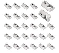 Rosyleve 30pcs M8 Avec Rainure à Billes Rainure Bloc 8,40 Série de Rainures en Acier Inoxydable Bloc M8 Fileté Avec Tige Centrale Rotative Matériel de Montage Profilé en Aluminium Accessoires