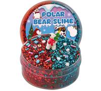 Rot & Blau Bingsu Slime, Crunchy Schleim für Kinder, Slime-Partygeschenke für Mädchen und Jungen im Alter Von 8-12 Jahren, Sensorisches Schleim Spielzeug, Weihnachts und Hallowmas Geschenk