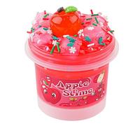 Rot Clear Slime, Crunchy Schleim für Kinder, Slime-Partygeschenke für Mädchen und Jungen im Alter Von 8-12 Jahren, Sensorisches Schleim Spielzeug, Weihnachts und Hallowmas Geschenk