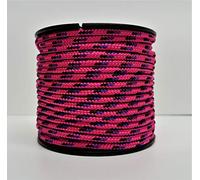 Rota Marine 3 mm 19 MT Mini bobines Polyester tressée Corde Tente de bateau Kayak Mini bobines, PINK BLACK & PURPLE FLECK