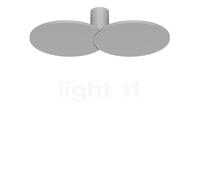 Rotaliana Collide H1 Applique et Plafonnier LED argenté - 2.700 k - phase de gradateur Ce luminaire comporte des modules à LED prémontés de classes énergétiques A A++, A+, A