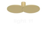 Rotaliana Collide H1 Applique et Plafonnier LED doré - 2.700 k - phase de gradateur Ce luminaire comporte des modules à LED prémontés de classes énergétiques A A++, A+, A