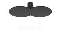 Rotaliana Collide H1 Applique et Plafonnier LED noir mat - 2.700 k - dimmable variateur de phase Ce luminaire comporte des modules à LED prémontés de classes énergétiques A A++, A+, A