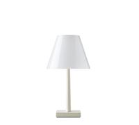 Rotaliana Dina T1 - Satin Collection Tischleuchte, champagner, abat-jour blanc
