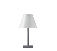 Rotaliana Dina T1 - Satin Collection Tischleuchte, graphite, abat-jour blanc