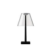 Rotaliana Dina T1 - Satin Collection Tischleuchte, noir mat, abat-jour transparent