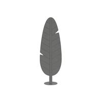 Rotaliana Eden F1 Banana Akustikleuchte, smokey grey