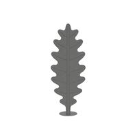 Rotaliana Eden F2 Oak Akustikleuchte, smokey grey