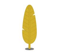 ROTALIANA lampadaire EDEN F1 (Jaune tournesol - Tissu insonorisant et acier peint anthracite)