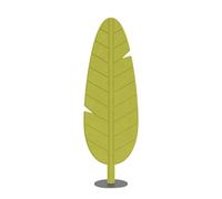 ROTALIANA lampadaire EDEN F1 (Pousse verte - Tissu insonorisant et acier peint anthracite)