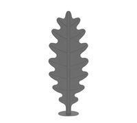 ROTALIANA lampadaire EDEN F2 (Gris fumé - Tissu insonorisant et acier peint anthracite)