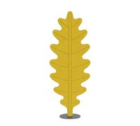 ROTALIANA lampadaire EDEN F2 (Jaune tournesol - Tissu insonorisant et acier peint anthracite)