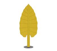 ROTALIANA lampadaire EDEN F3 (Jaune tournesol - Tissu insonorisant et acier peint anthracite)