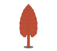 ROTALIANA lampadaire EDEN F3 (Rouille - Tissu insonorisant et acier peint anthracite)