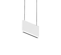 ROTALIANA lampe à suspension POCHETTE H1 (Blanc mat, 3000 K - Alluminio plissettato)