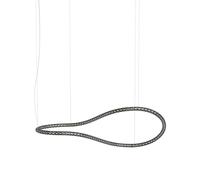 ROTALIANA lampe à suspension SQUIGGLE H4 (Noir mat, 2700K - Aluminium)