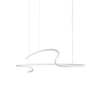 ROTALIANA lampe à suspension SQUIGGLE H5 (Blanc mat, 3000 K - Aluminium)