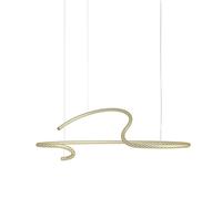 ROTALIANA lampe à suspension SQUIGGLE H5 (Or, 3000K - Aluminium)