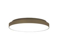ROTALIANA lampe murale applique ou lampe au plafond plafonnier VENERE Ø 33 cm dimmer PUSH (Bronze foncé, 3000K - aluminium et polycarbonate)