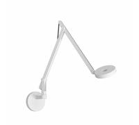 ROTALIANA lampe murale applique STRING W2 MINI (Blanc mat, cordon noir, blanc rÃ©glable - Aluminium)