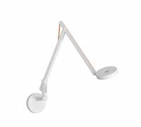 ROTALIANA lampe murale applique STRING W2 MINI (Blanc mat, cordon orange, blanc rÃ©glable - Aluminium)