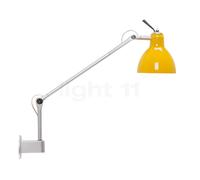 Rotaliana Luxy W1 Wandleuchte, argent, abat-jour jaune brillant