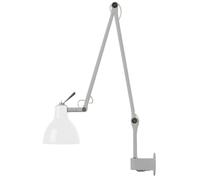 Rotaliana Luxy W2 Wandleuchte, argent, abat-jour blanc mat