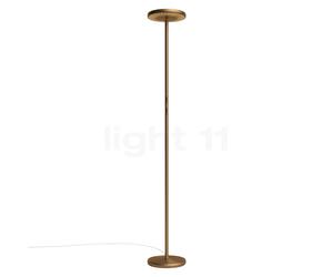 Rotaliana Sol F1 Lampadaire halogène LED bronze foncé/grille doré - 3.000 K Ce luminaire comporte des modules à LED prémontés de classes énergétiques A A