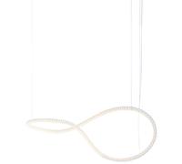 ROTALIANA lampe à suspension SQUIGGLE H4 (Blanc mat, 2700 K - Aluminium)