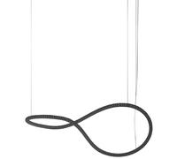 ROTALIANA lampe à suspension SQUIGGLE H4 (Noir mat, 2700K - Aluminium)