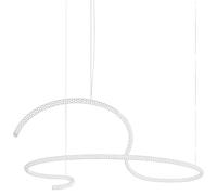 ROTALIANA lampe à suspension SQUIGGLE H5 (Blanc mat, 2700 K - Aluminium)