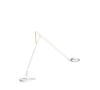 ROTALIANA lampe de table STRING T1 (Blanc mat, cordon orange, dim to warm - Aluminium)