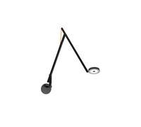 Rotaliana - String W2 Applique Murale DTW Matt Black/Orange