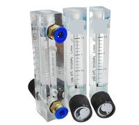 Rotamètre à gaz CO2 à panneau acrylique LZM-6T, tube de 6 mm de diamètre extérieur, 25-600 ml/min, 0,1-2 l/min, avec valve(60-600ml Per min)